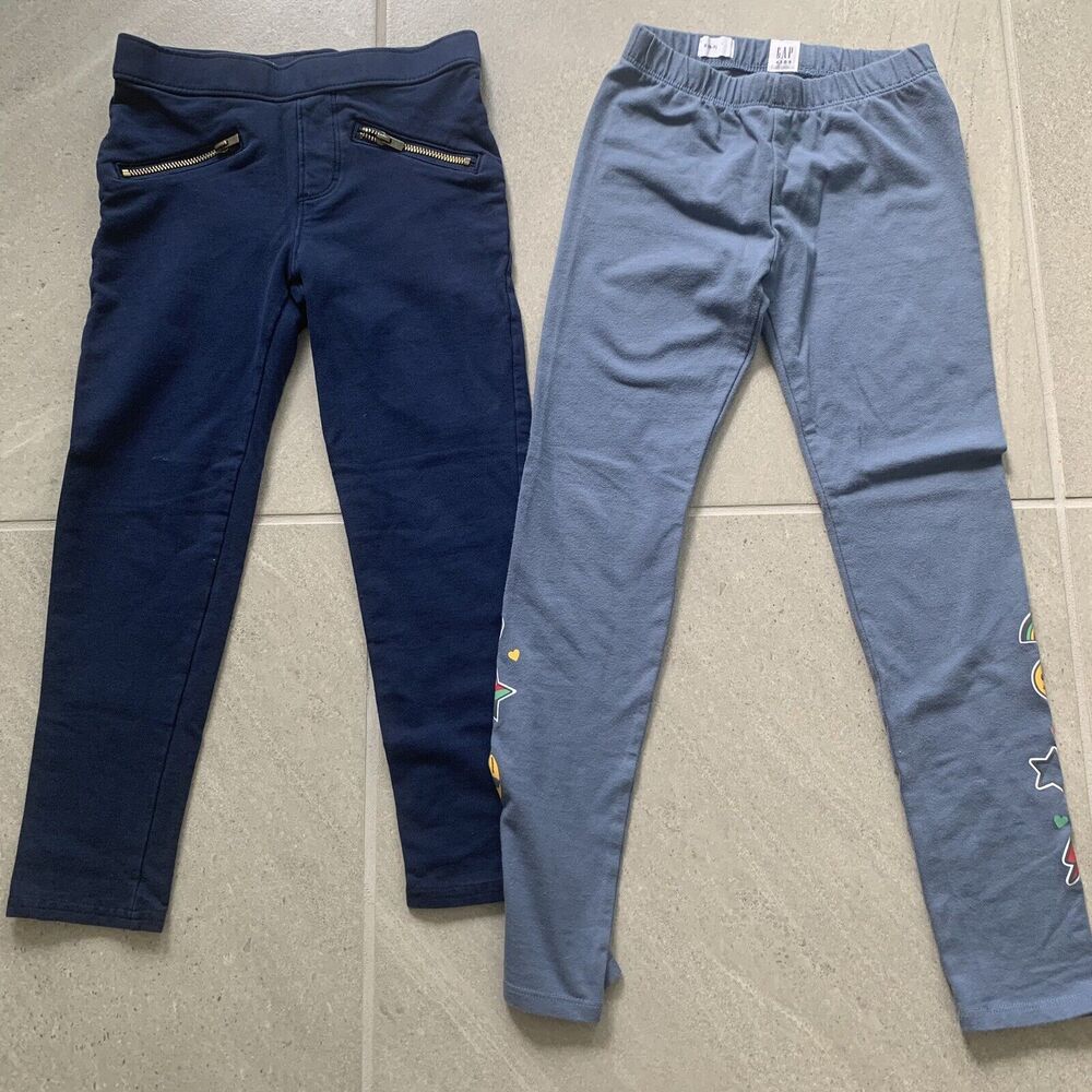 Bundle Of (2) 6/6X Leggings, Gap Kids And Osh Kosh